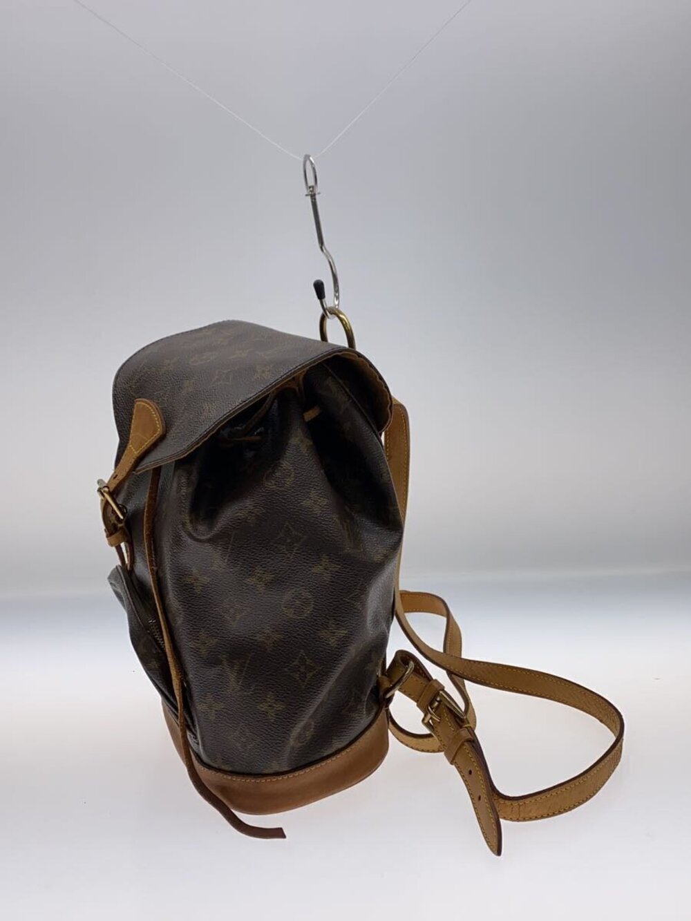 Louis Vuitton Backpack Canvas Brown Monogram Montsouris Brown